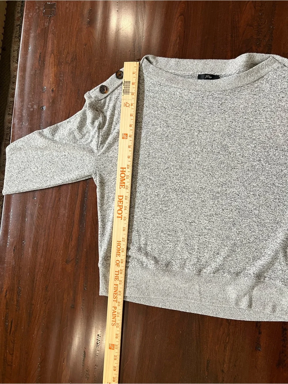 J.Crew Light Gray Boatneck Women’s Sweater